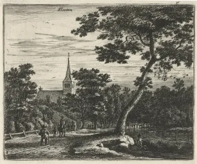 Gezicht op Sloten