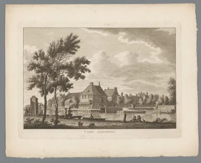 Gezicht op Sloterdijk en de Haarlemmertrekvaart