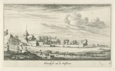 Gezicht op Sloterdijk vanuit het westen