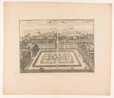 Gezicht op Soho Square