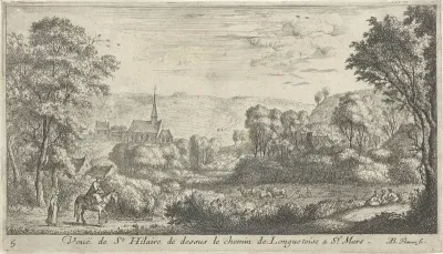 Gezicht op St. Hilaire