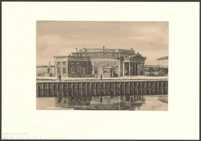 Gezicht op station Amsterdam Willemspoort