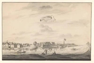 Gezicht op Tegal