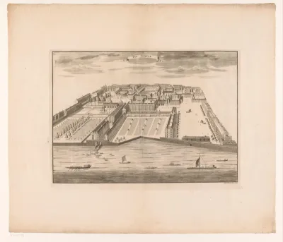 Gezicht op Temple, het gerechtelijk district in Londen