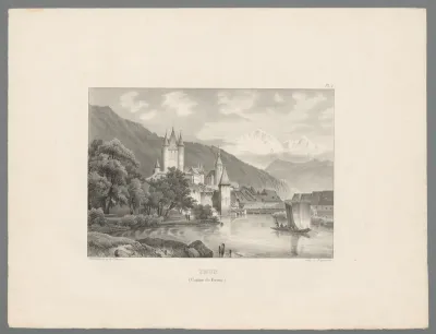Gezicht op Thun