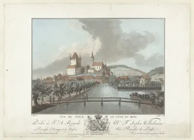 Gezicht op Thun
