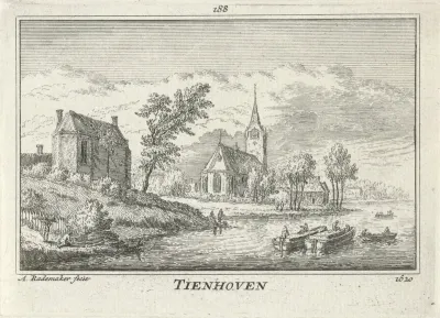 Gezicht op Tienhoven, 1620