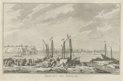 Gezicht op Tobolsk