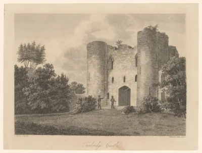 Gezicht op Tonbridge Castle