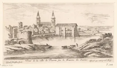 Gezicht op Tournus