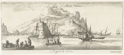 Gezicht op Tripoli, Libanon