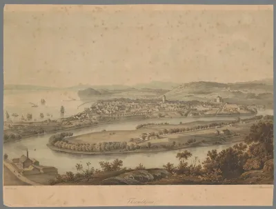 Gezicht op Trondheim