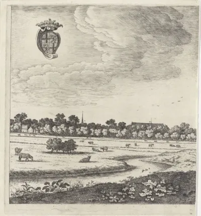 Gezicht op Utrecht, (plaat I)