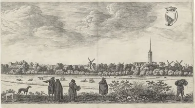 Gezicht op Utrecht, (plaat III)