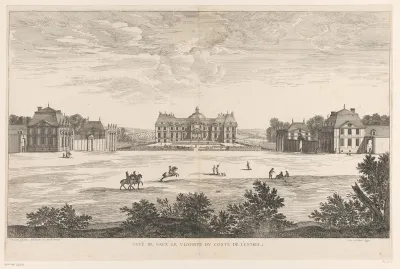 Gezicht op Vaux-le-Vicomte