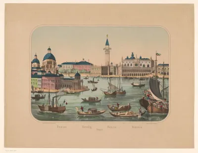 Gezicht op Venetië vanaf het Canal Grande