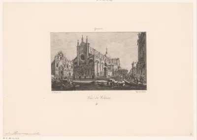 Gezicht op Venetië