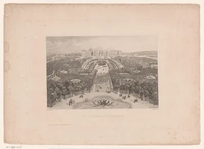 Gezicht op Versailles