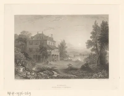 Gezicht op Villa Diodati