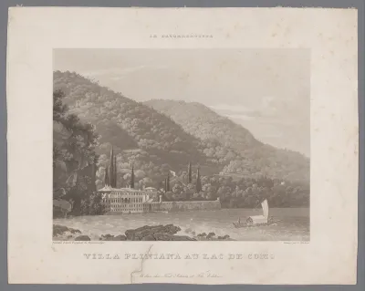 Gezicht op Villa Pliniana aan het Comomeer