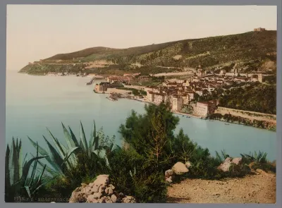 Gezicht op Villefranche-sur-Mer