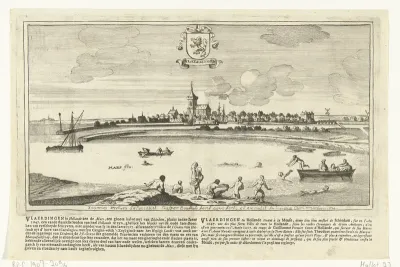 Gezicht op Vlaardingen