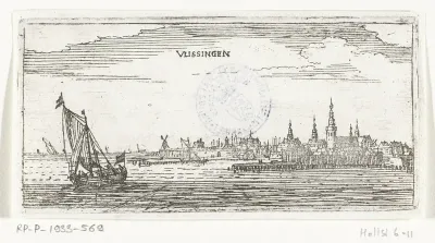 Gezicht op Vlissingen