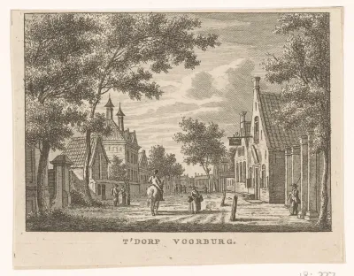 Gezicht op Voorburg