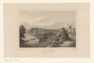 Gezicht op Wageningen