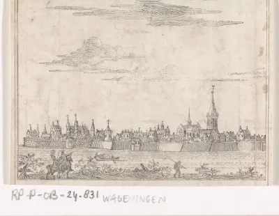 Gezicht op Wageningen