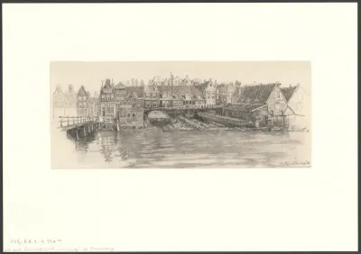 Gezicht op werf De Verwachting aan de Bickersgracht