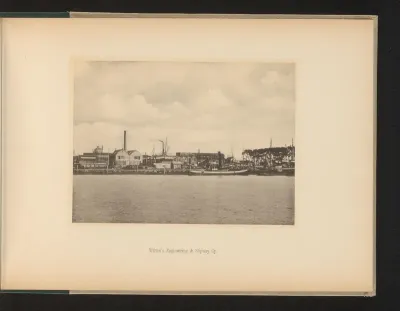 Gezicht op Wilton's Engineering & Shipway Co., Rotterdam