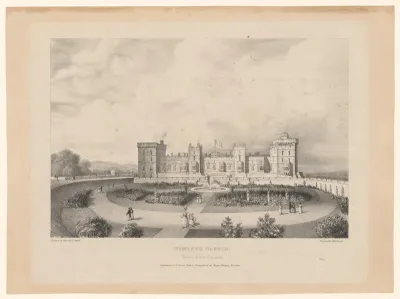 Gezicht op Windsor Castle