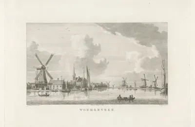 Gezicht op Wormerveer