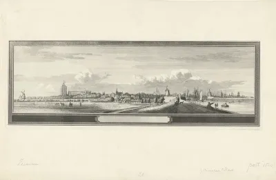 Gezicht op Zierikzee, 1743