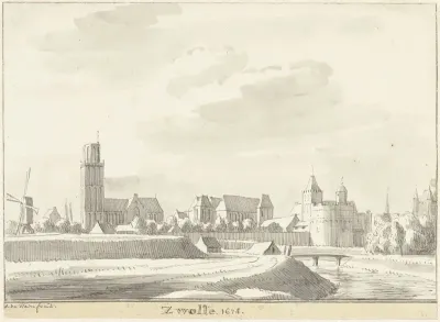 Gezicht op Zwolle
