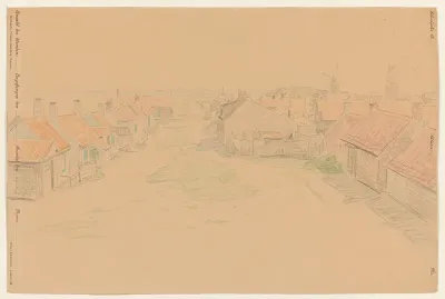 Gezicht over het dorp Zoutelande