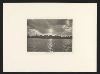 Gezicht over het water