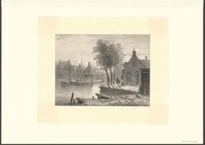 Gezicht te Amsterdam