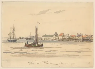 Gezicht te Antwerpen