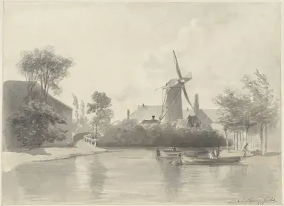 Gezicht te Haarlem