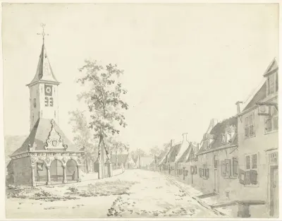 Gezicht te Overzande op Zuid-Beveland