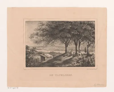Gezicht vanaf de Tafelberg in het Gooi