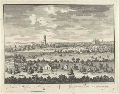 Gezicht vanuit Kasteel Zuilenstein op Amerongen