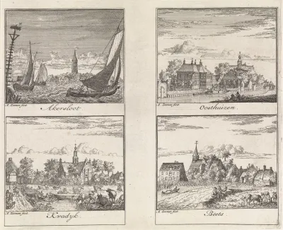 Gezichten op Akersloot, Kwadijk, Oosthuizen en Beets