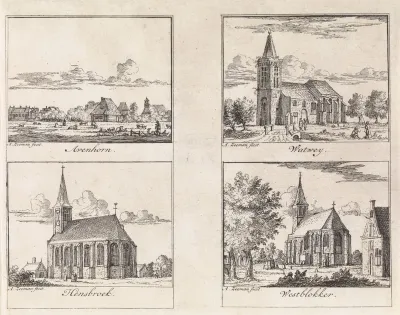 Gezichten op Avenhorn, Hensbroek, Wadway en Westerblokker
