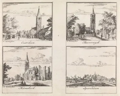 Gezichten op Castricum, Heemskerk, Beverwijk en Spaarndam