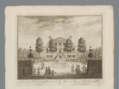 Gezichten op de buitenplaats van Esaie Gillot