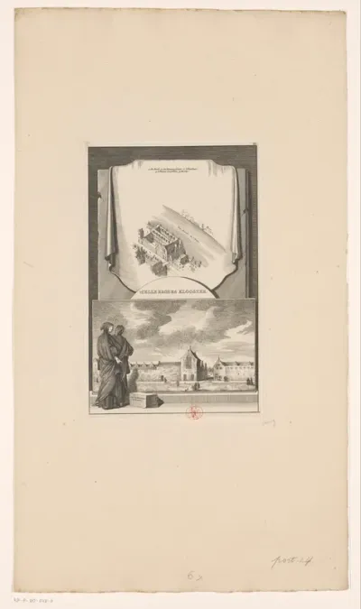 Gezichten op het Cellebroedersklooster te Amsterdam
