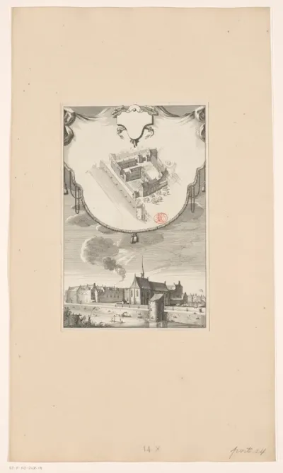 Gezichten op het Oude Nonnenklooster te Amsterdam